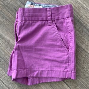 Light Purple/Lavender Chino J. Crew Shorts